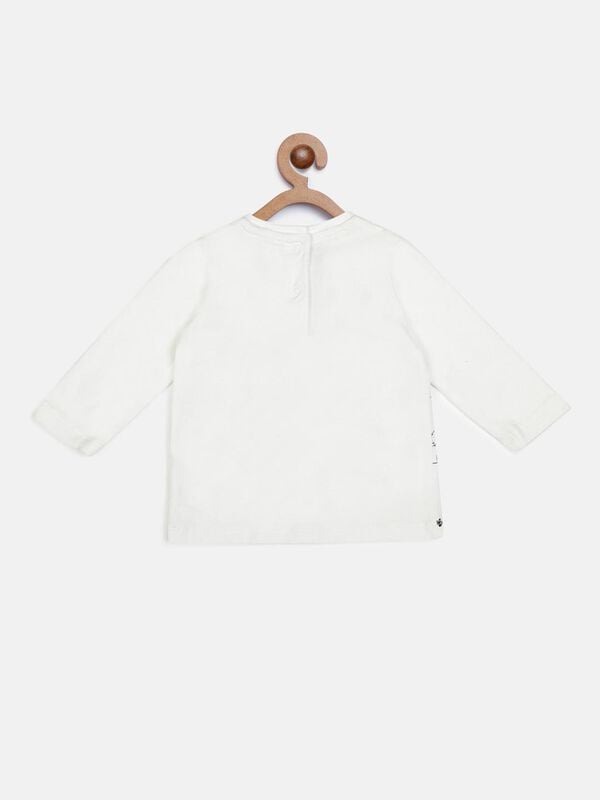 Knitted T-Shirt With Print image number 1